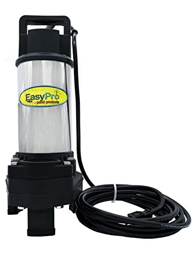 EasyPro TH750-50 TH SERIES Stainless Steel Waterfall & Stream Pump / 1 hp / 115 Volts / 6000 gph / 50′ Power Cord