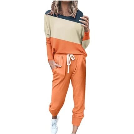 the lost order,private order,clothes under 5 dollars,womens christmas gifts,petite lounge sets for women,crewneck long sleeve tops long pants lounge sets with drawstring tracksuit jogger sets