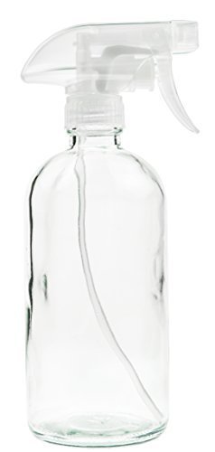 Glass Spray Bottle – Empty Refillable 16 oz Container is Great for Essential Oils, Cleaning Products, Homemade Cleaners, Aromatherapy, Misting Plants with Water, and Vinegar Mixtures for Cleaning