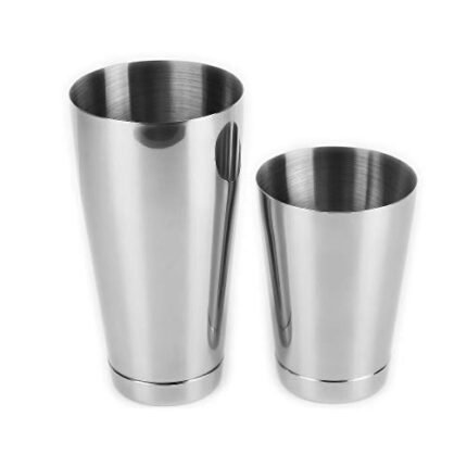 Del Rey Barware Premium Cocktail Shaker Tin Set Stainless Steel