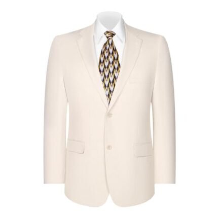 P&L Mens Suit Blazer Jacket Two Button Stretch Sports Coats Warm Sand