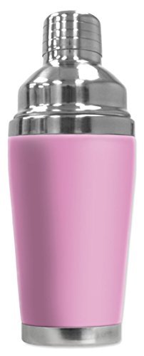 Mugzie brand 20 Ounce Cocktail Shaker with Insulated Wetsuit Cover – Pink