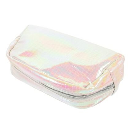 GLUMZRK 3 Pcs Travel Bag Toiletries Fashion Bag Toiletries Pu Bag Toiletries Bag Bat Wing Hair Clips Snakeskin Grain Design Oil Dispenser for Hair Storage Bag Symphony Product Cosmetic Bag