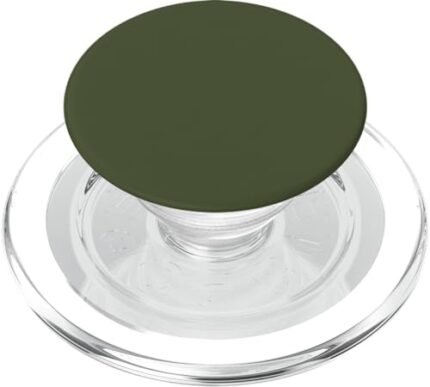 Chive – Army Green Color Solid Hue – Trending Spring 2020 PopSockets Grip and Stand for Phones and Tablets PopSockets MagSafe PopGrip for iPhone