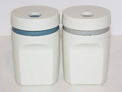 1980s Vintage Tupperware Almond Salt and Pepper Shaker Set