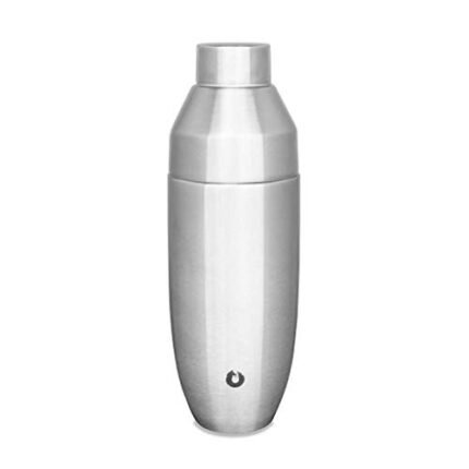 SNOWFOX Premium Vacuum Insulated Stainless Steel Cocktail Shaker, Home Bar Accessories, Elegant Drink Mixer, Leak, Proof Lid With Jigger & Built, In Strainer, 22oz.