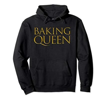 Baking Queen Top Gifts For Pastry Chef Cake Baker Women Pullover Hoodie