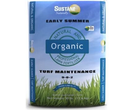 Sustane 9-0-2 Turf Maintenance Fertilizer (Early Summer), 30-Pound