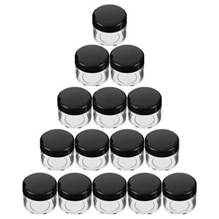 HEALLILY 40pcs 20g Cosmetics Lotions Butters Body Scrubs Beauty Products Storage Jars Cosmetic Sample Containers