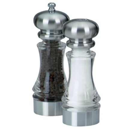 Chef Specialties 7 Inch Lehigh Pepper Mill and Salt Shaker Set