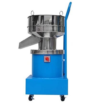 YUCHENGTECH 750W Industrial Vibrating Sieve Machine Automatic Sifter Shaker Machine Sieve Shaker Machine φ15.74in with One Sieve (110V)