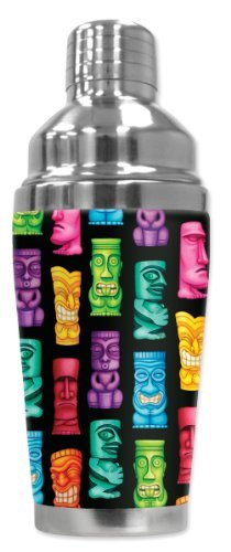 Mugzie brand 20 Ounce Cocktail Shaker with Insulated Wetsuit Cover – Tikis – Image by Dan Morris