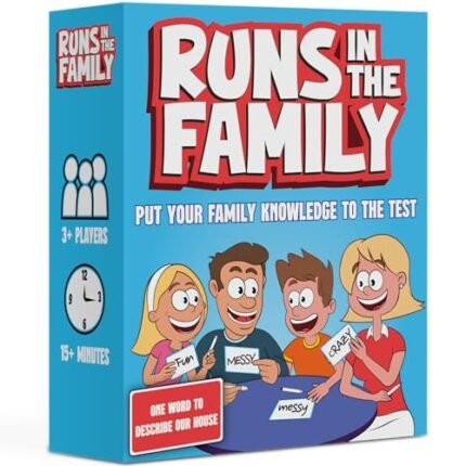 Runs in The Family: Fun Board Games for Family Night – Think Like Your Family Would – Family Games for Kids-Adults