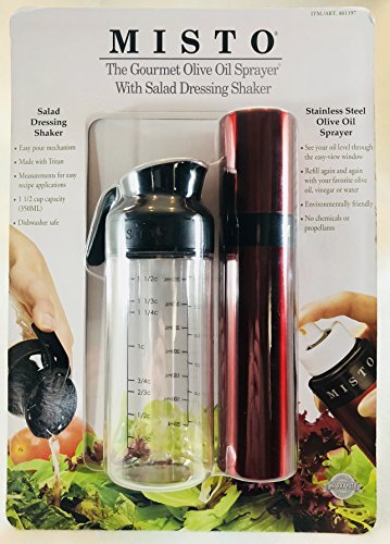 Misto Oil Sprayer & Salad Dressing Shaker-Red