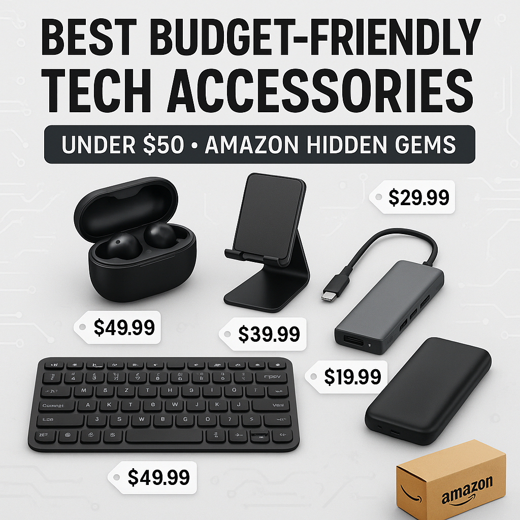 Best Budget-Friendly Tech Accessories Under  (Amazon Hidden Gems)