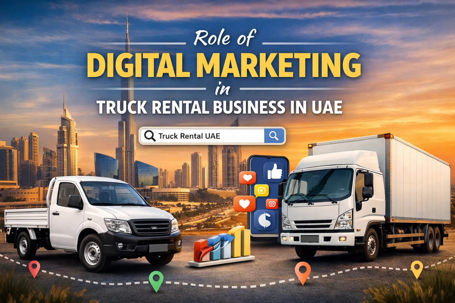 The Role of Digital Marketing in Truck Rental Business in UAE