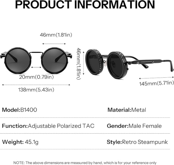 Adjustable Polarized Tinted Sunglasses