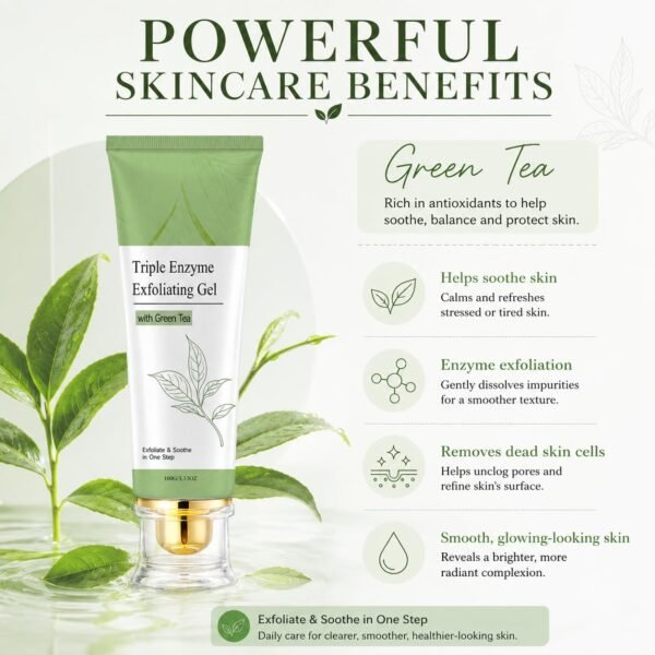 Triple Enzyme Green Tea Exfoliating Aqua Peel Gel