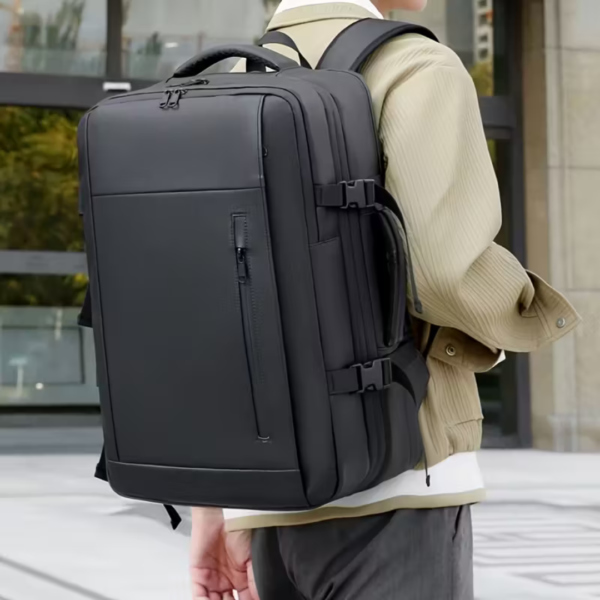 image1_22f0507c-577b-42dd-9b82-a2ff175163a1 Traveling Bag Vacuum Compression With Air Pump Device 17-Inch Backpack, Waterproof Oxford Fabric