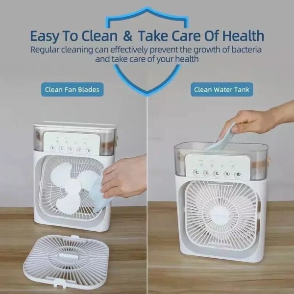 3-IN-1 HUMIDIFIER COOLING FAN