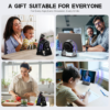 4-in-1 Wireless Induction Speaker with RGB Lights & Phone Stand | 360° Rotating Design