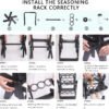 Spice Rack Organizer With 18 Spice Jars