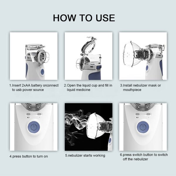 Mini Handheld portable Inhale Nebulizer